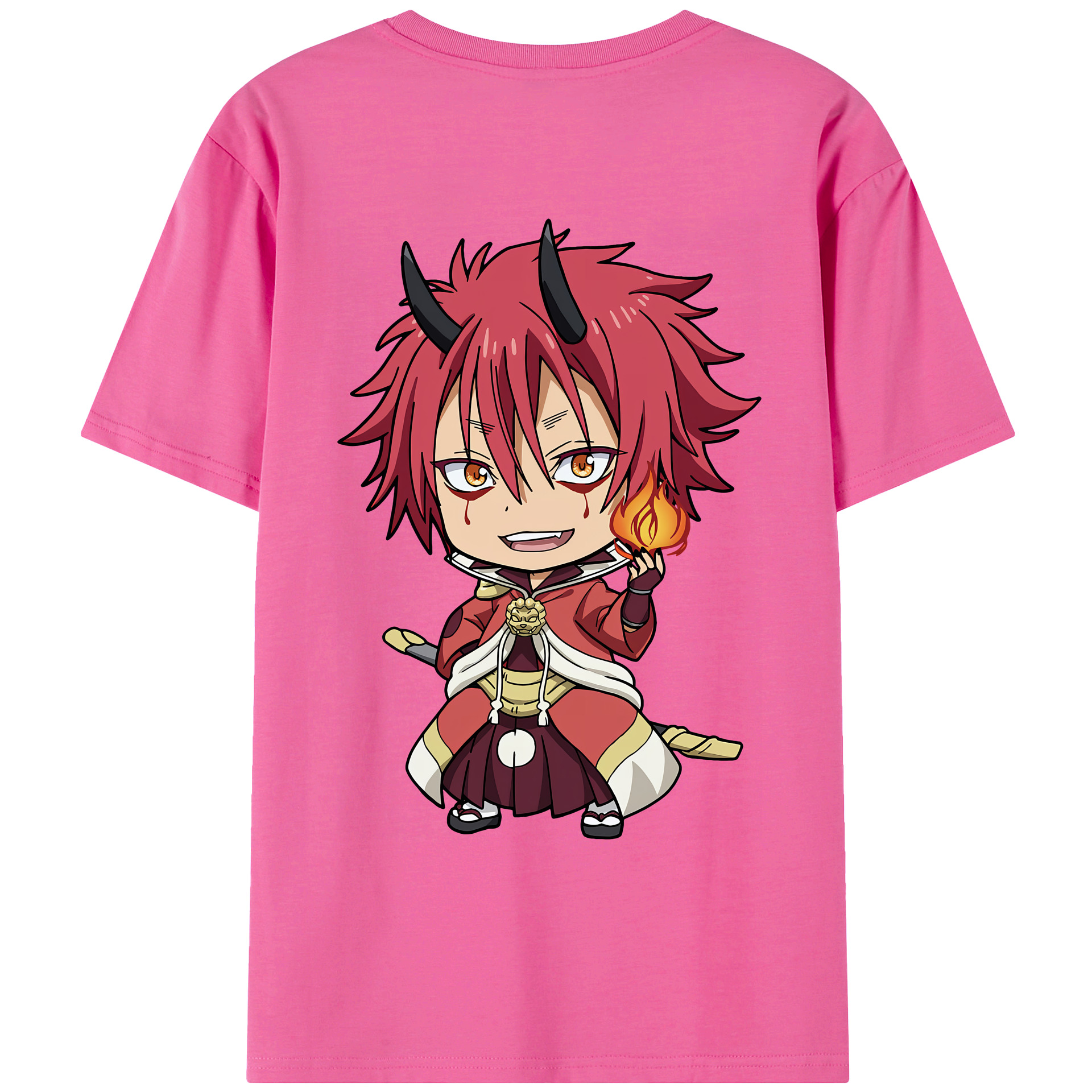 （画像用） 転スラ Regarding Reincarnated to Slime レディース半袖Tシャツ(バックプリント)